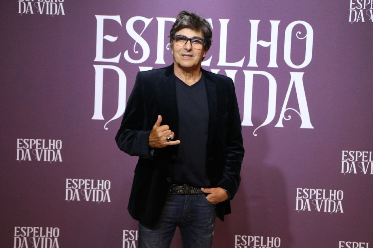 Atores de Espelho da Vida em coletiva de imprensa da TV Globo (Foto: Reprodução)