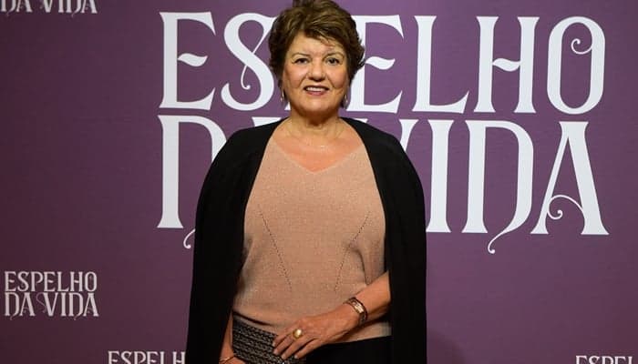 A autora Elizabeth Jhin no lançamento de Espelho da Vida (Foto: Globo/Cesar Alves)