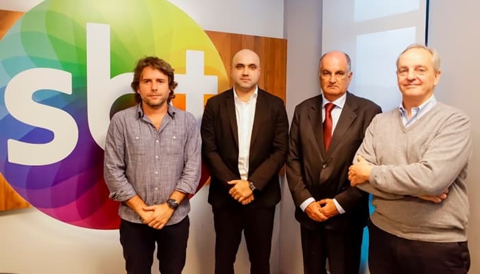 Ciro Thomaz, Manoel Flores, Alexi Portela e Marcelo Parada (Foto: Gabriel Cardoso/SBT)