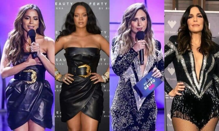 No Prêmio Multishow 2018, Tatá Werneck e Anitta 'repetem' looks usados por outras famosas