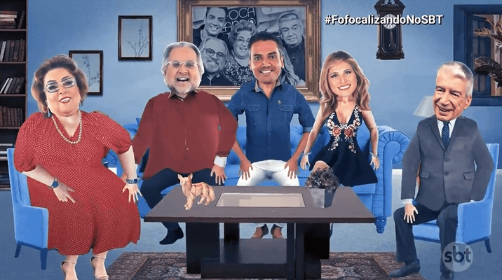 Apresentadores do Fofocalizando interrompem programa ao vivo para comemorar 1º lugar de audiência
