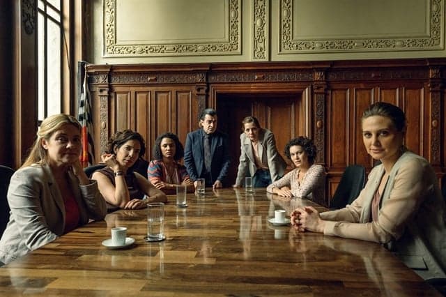 Vítimas reunidas na série Assédio (Foto: Globo/Ramón Vasconcelos)