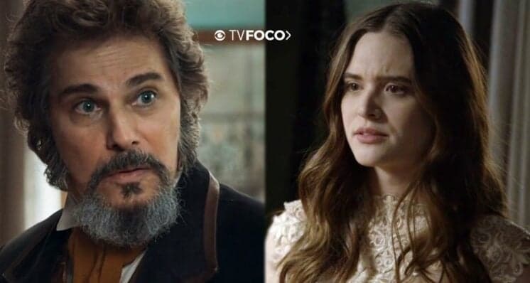 Sabino interna Marocas em um convento e ela o enfrenta: “Cale a boca!” em O Tempo Não Para