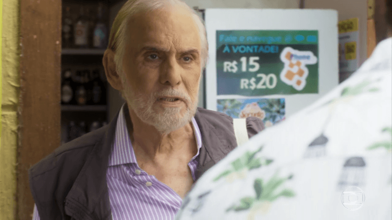 Nestor (Francisco Cuoco) em cena de Segundo Sol (Foto: Reprodução/Globo)