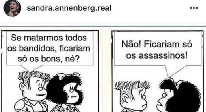 Publicação polêmica feita pela jornalista. (Foto: Reprodução)