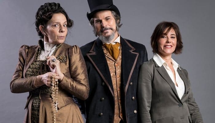 O Tempo Não Para: Dom Sabino propõe relação a três com Agustina e Carmen