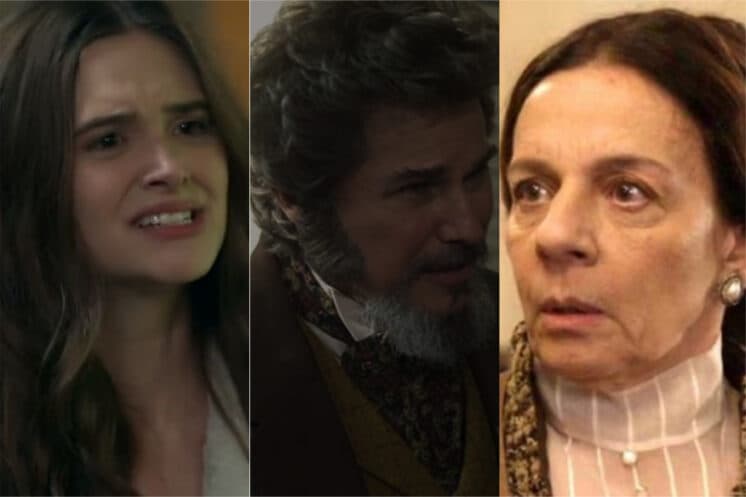O Tempo Não Para: Agustina e Dom Sabino descobrem que Marocas já transou e ficam em choque