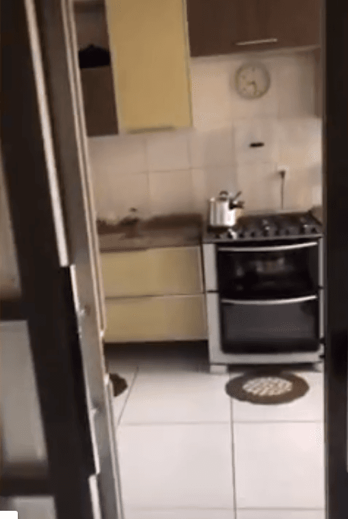 Cozinha da casa nova da família da vencedora do "BBB 18" (Foto: Reprodução)