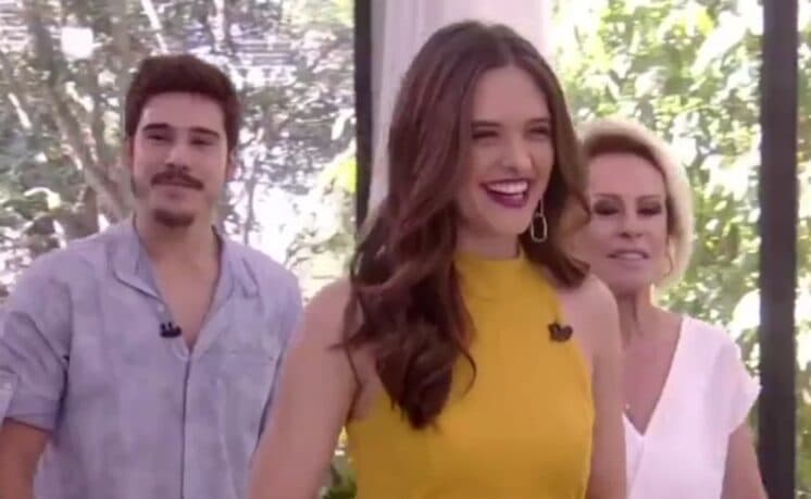 Nicolas Prattes e Juliana Paiva ignoram Ana Maria Braga e se negam a falar sobre namoro na vida real