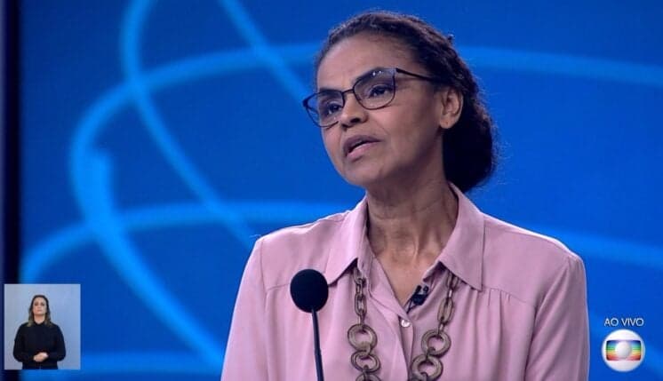 Na Globo, Marina Silva ataca Bolsonaro, cita a Record e surpreende
