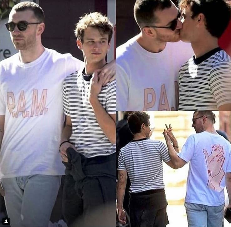 Brandon Flynn e Sam Smith ( Foto: Reprodução) Brandon Flynn e Sam Smith ( Foto: Reprodução)