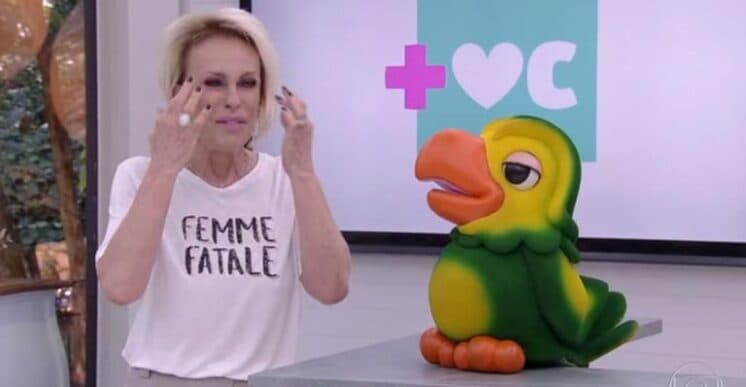 Ana Maria Braga e Louro José discutem ao vivo