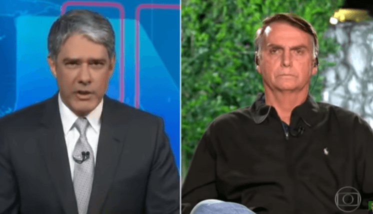 Bolsonaro vaza salário de William Bonner na Globo e acusa apresentador de "crime"