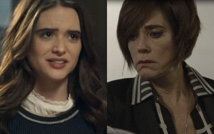 O Tempo Não Para: Carmen se vinga e finge estar grávida de Dom Sabino
