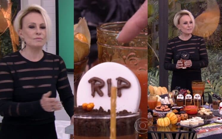 Ana Maria Braga ignora Bolsonaro na Globo e surge de luto: "RIP"
