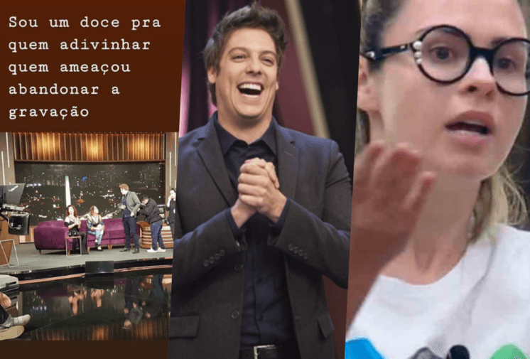 Ana Paula Renault dá trabalho na Record, abandona gravação de programa e Porchat precisa intervir