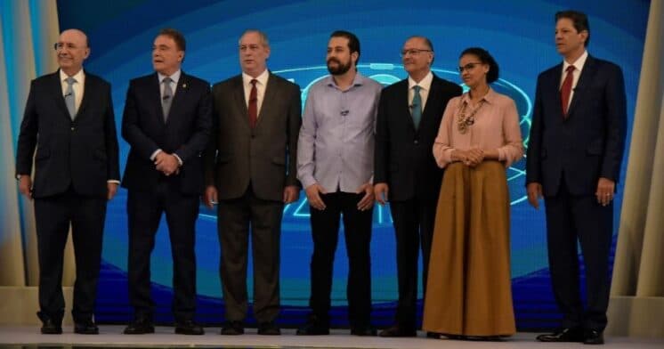 Candidato comete gafe ao vivo e fala sobre Bonner