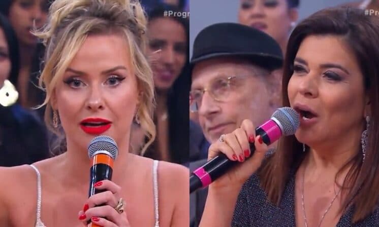No Programa do Ratinho, Mara Maravilha debocha de apresentadora e ela implora: "Lívia Andrade, leva de volta?"