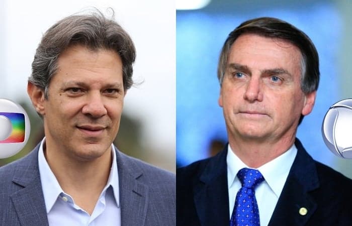 OPINIÃO | Enquanto Globo apoia implicitamente Haddad, Record explicita apoio a Bolsonaro