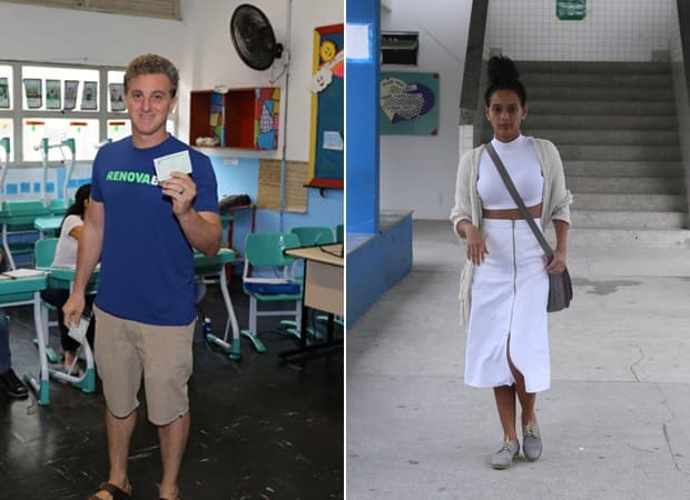 Em dia de eleição, famosos comparecem às votações e chamam atenção