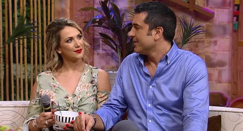 Edu Guedes e a namorada, a jornalista Érica Reis / Divulgação/Beach Park