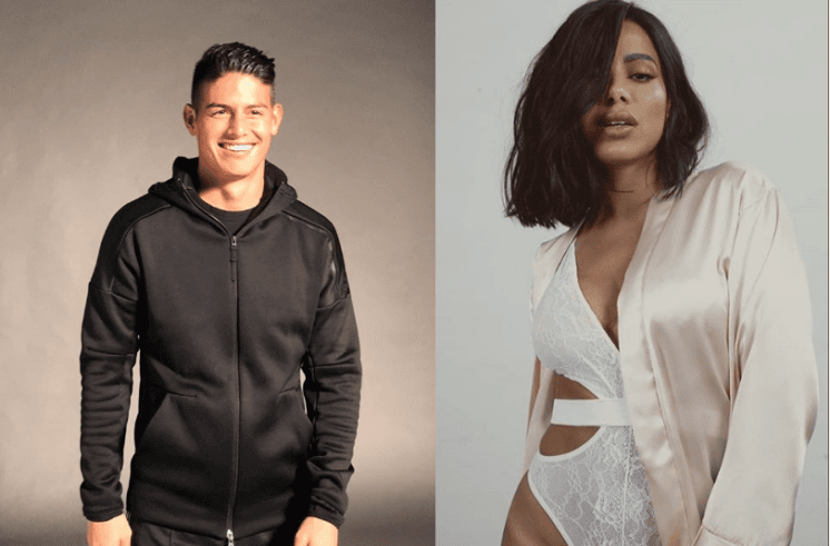 James Rodríguez dá recado à Anitta