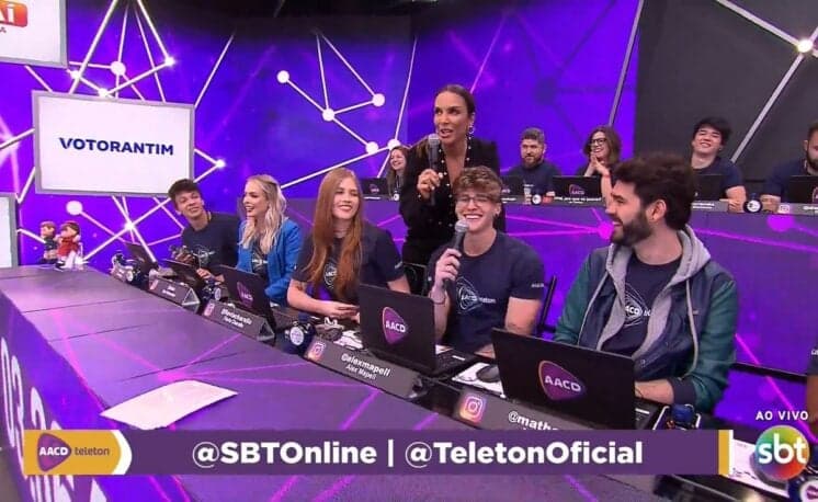 Ivete Sangalo abre o Teleton no SBT e 'quebra' a internet