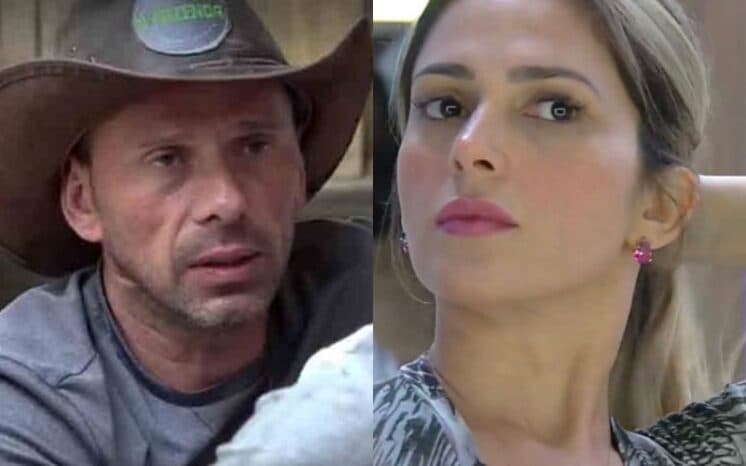 A Fazenda: Nadja se revolta com Rafael Ilha e pede a sua eliminação