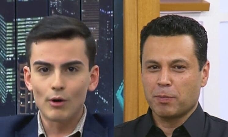 Dudu Camargo tem atitude surpreendente ao vivo na Record e deixa bispo constrangido