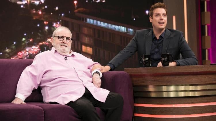 Jô Soares esteve na Record no Programa do Porchat (Foto: Divulgação)