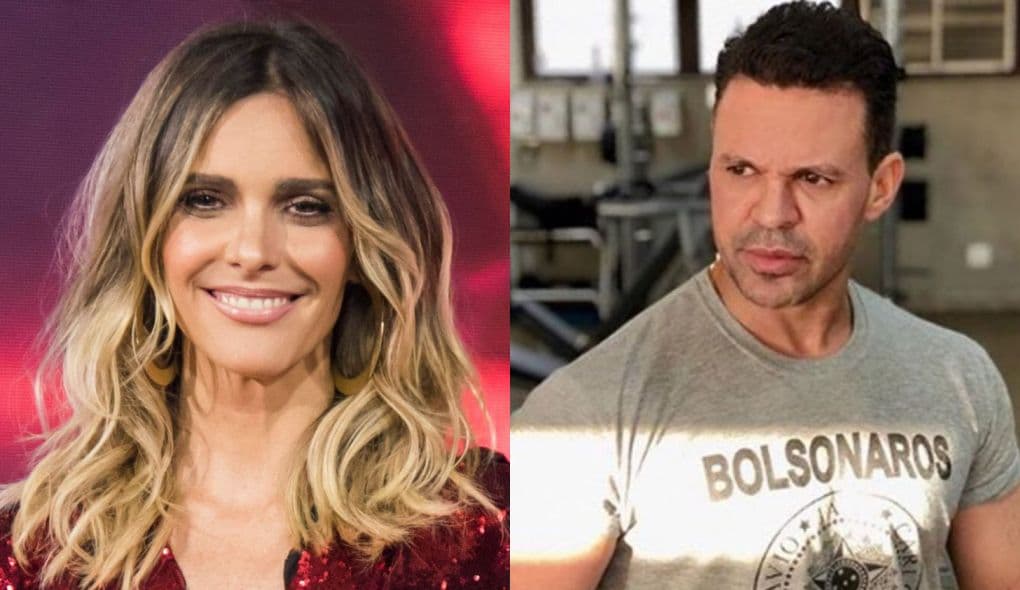 A apresentadora Fernanda Lima e o cantor Eduardo Costa (Foto: Reprodução)