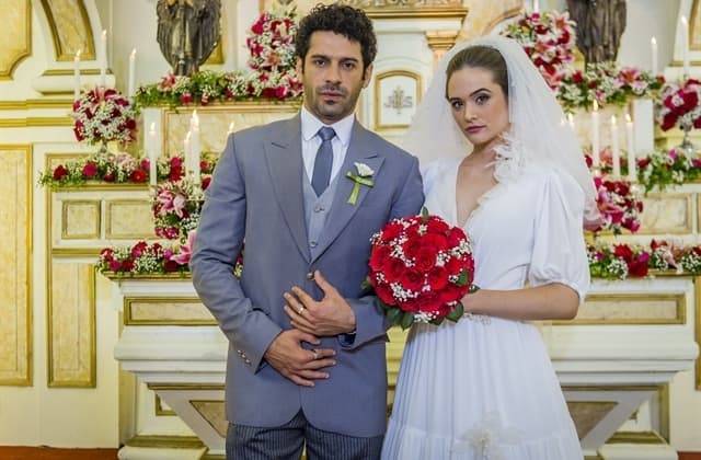 O Tempo Não Para: Casamento de Marocas e Emílio termina em escândalo; veja fotos