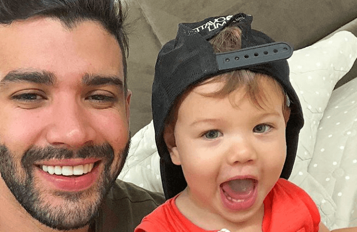 Seguidora elogia beleza do filho de Gusttavo Lima e cantor dá reposta revelando intimidade dele com Andressa Suíta