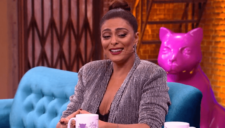 Juliana Paes e Tatá Werneck protagonizam 'beijo' quente e clique é divulgado