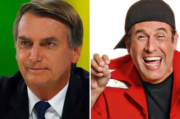 Vídeo mostra Sérgio Mallandro ensinando simpatia a Bolsonaro