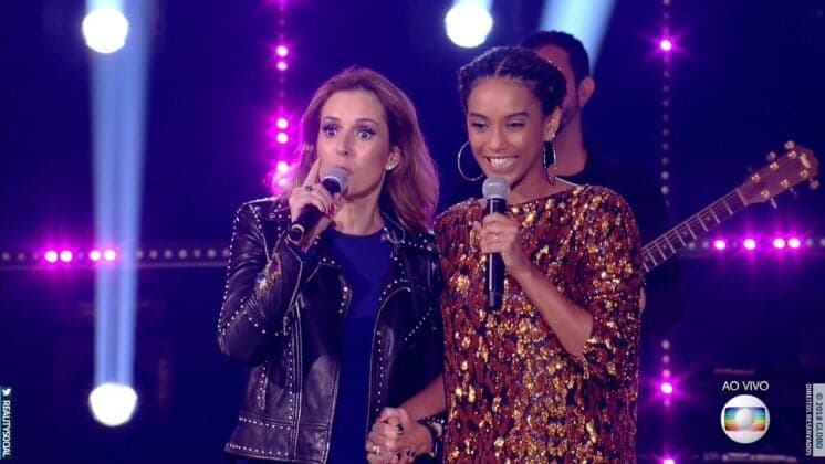 Após apresentação no PopStar, Renata Cappucci manda recado para Gaby Amarantos e ouve piada de Latino