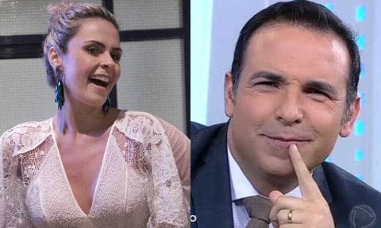 Apresentador da Record rebate praga de Ana Paula Reunalt e dispara: "Ela achou que não ia bem e está arrebentando"