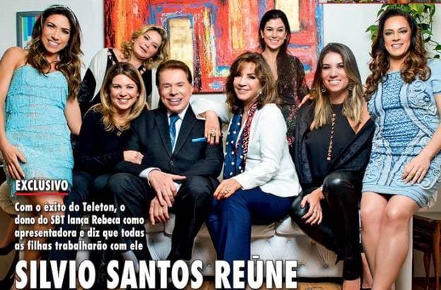 Família Abravanel se reúne inteira para programa especial; veja a foto