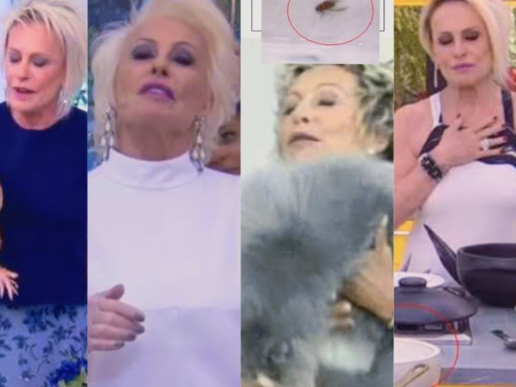 Barata, abelha, larva e papagaio: bichos invadem programa de Ana Maria Braga na Globo