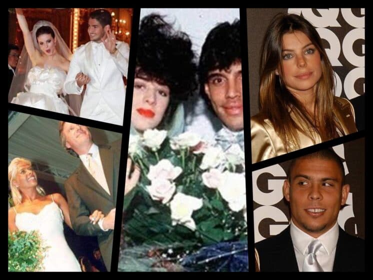 Claudia Raia e Alexandre Frota, Alexandre Pato e Sthefany Brito, Adriane Galisteu e Roberto Justus, os casamentos mais excêntricos dos famosos