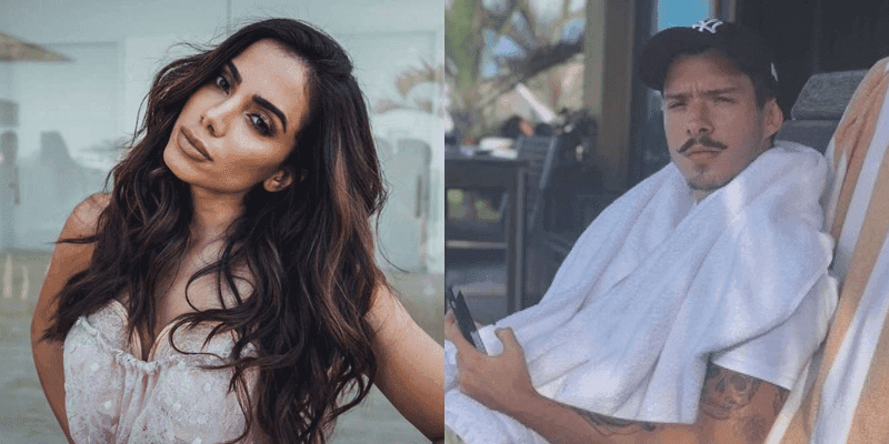 Ronan Carvalho, suposto affair de Anitta, curte karaokê na casa da cantora