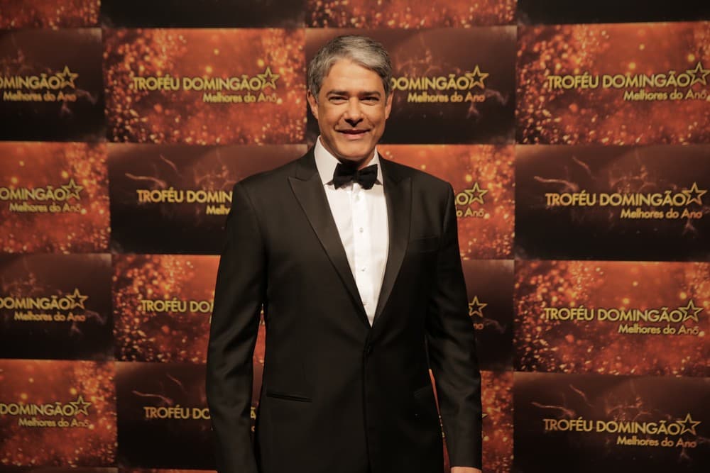 William Bonner no Troféu Domingão - Melhores do Ano 2018 — Foto: Paulo Damasceno/Gshow William Bonner no Troféu Domingão - Melhores do Ano 2018 — Foto: Paulo Damasceno/Gshow