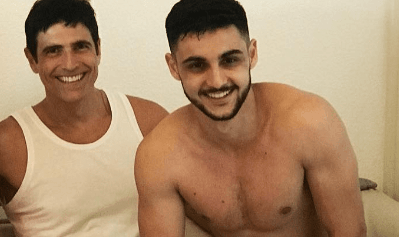 Reynaldo Gianecchini aparece com sobrinhos e beleza do ator é elogiada pelos seguidores