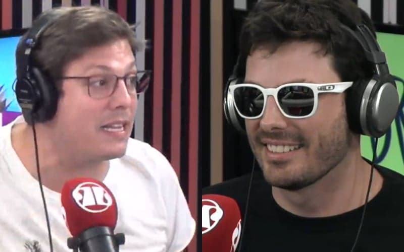 Fábio Porchat é comparado com Danilo Gentili e dá resposta atravessada: "Tem hobby em passar vergonha"