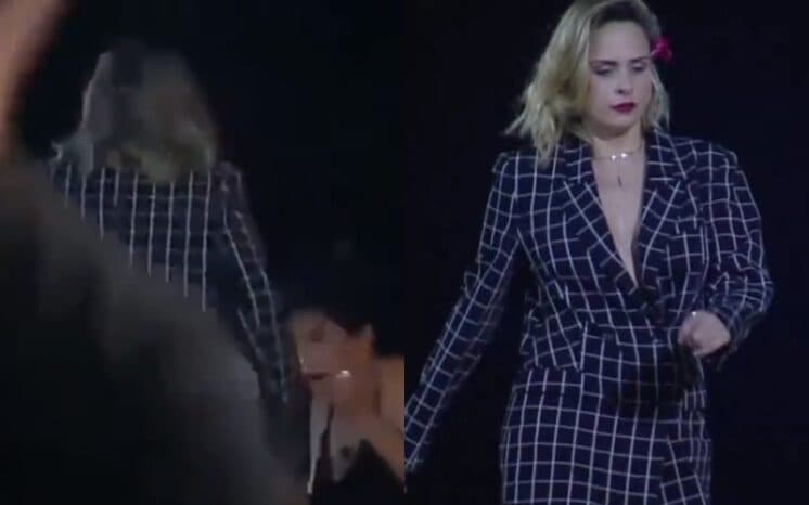Ana Paula ataca participante com bebida e abandona a festa de A Fazenda