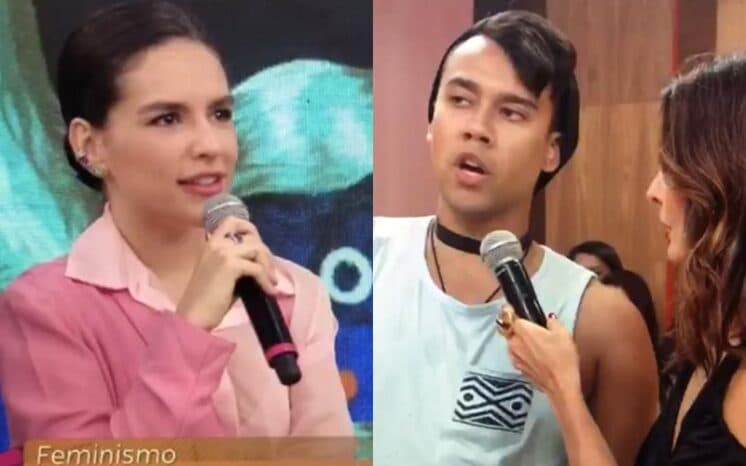 Kéfera se revolta ao vivo no Encontro e entra em debate com membro da plateia