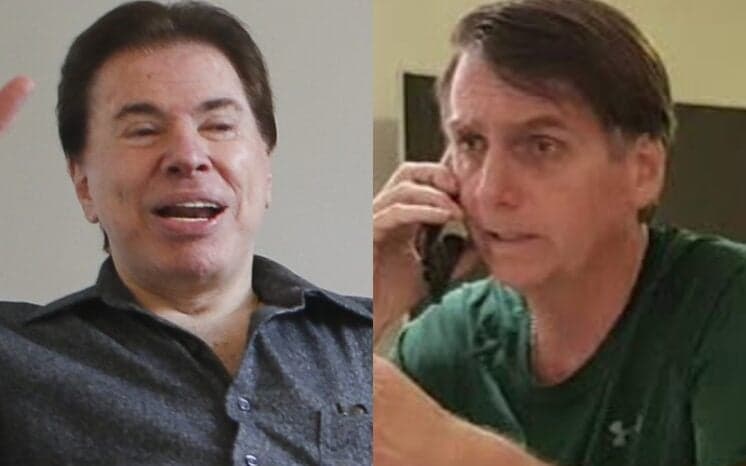 Bolsonaro é flagrado almoçando na casa de Silvio Santos em SP; confira as fotos