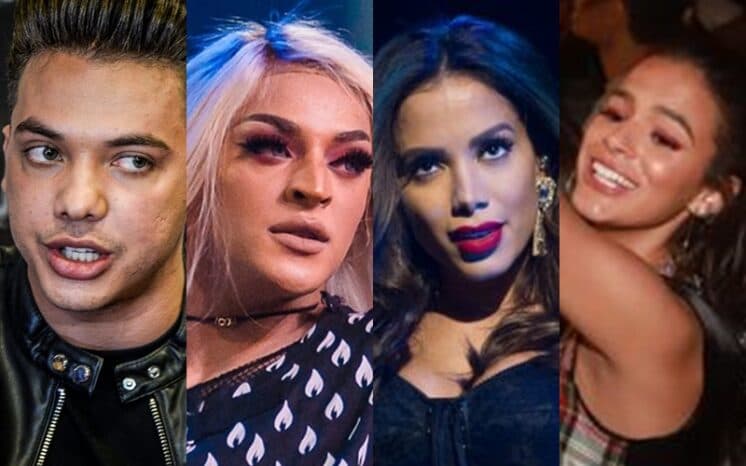 Bruna Marquezine, Pabllo Vittar, Anitta e Wesley Safadão e algumas de suas polêmicas