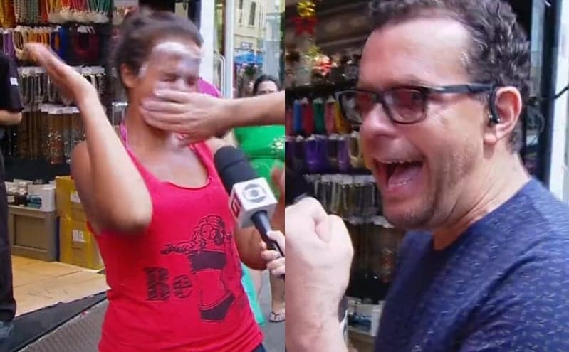 Apresentador do Bem Estar tem atitude inusitada com entrevistada