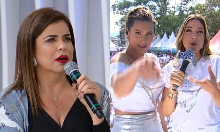 Lívia Andrade deixa Patricia Abravanel em saia justa ao vivo e apresentadora alfineta Mara Maravilha
